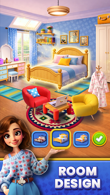 Room design choices in Home of Cards.